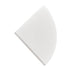 Stage Façade White 12" x 12" x 34" Rounded Stage Facade Post STG-FC-POSTRD-WH-AX