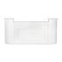 Stage Façade White 12" x 12" x 34" Rounded Stage Facade Post STG-FC-POSTRD-WH-AX