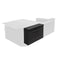 Stage Façade Black 48" x 12" x 30" Stage Facade with Front Overhang and Flush Sides STG-FC4-BL-AX