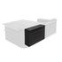 Stage Façade Black 48" x 12" x 30" Stage Facade with Front Overhang and Flush Sides STG-FC4-BL-AX