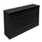 Stage Façade Black 48" x 12" x 30" Stage Facade with Front Overhang and Flush Sides STG-FC4-BL-AX