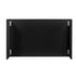 Stage Façade Black 48" x 12" x 30" Stage Facade with Front Overhang and Flush Sides STG-FC4-BL-AX