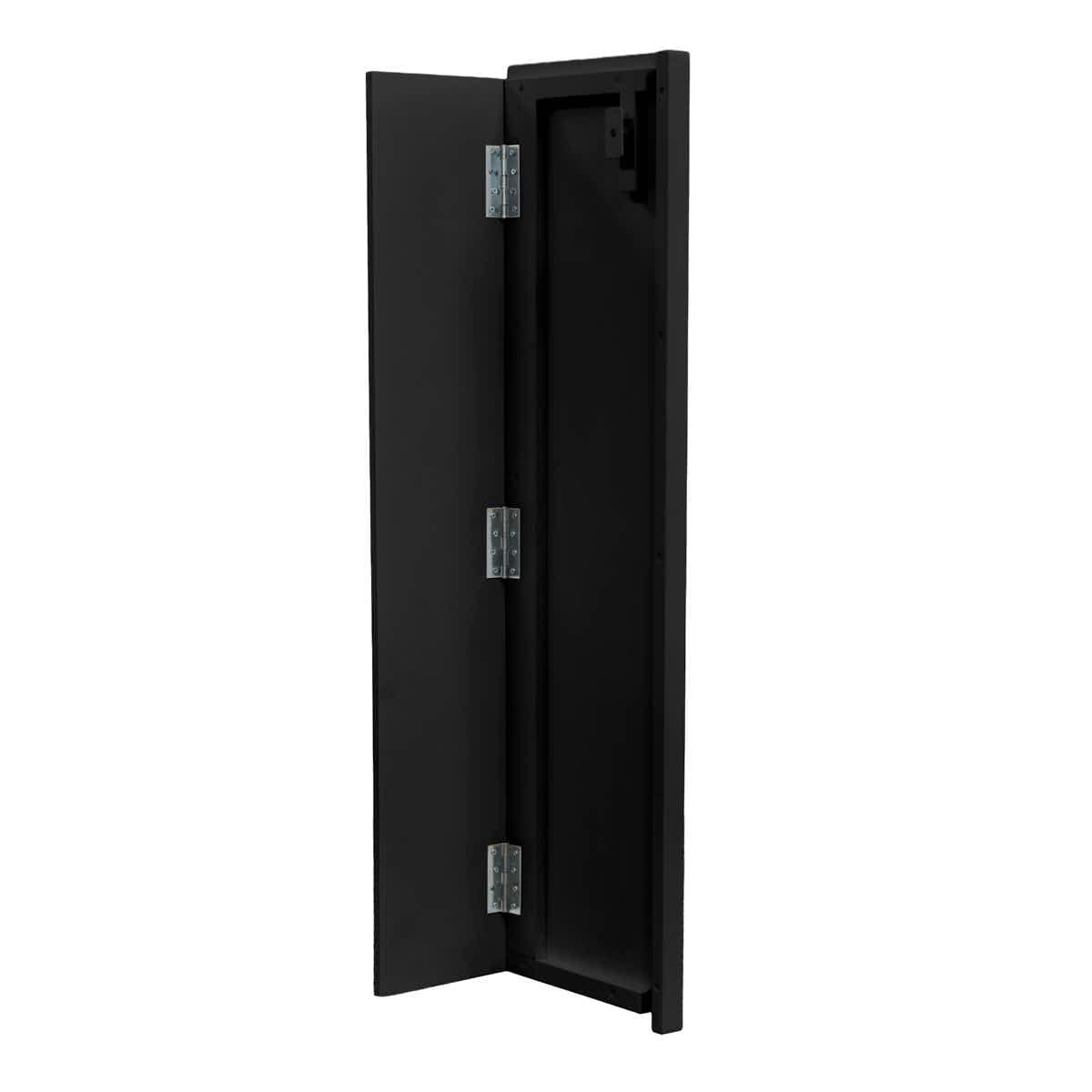Stage Façade Black 48" x 12" x 30" Stage Facade with Front Overhang and Flush Sides STG-FC4-BL-AX