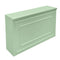 Stage Façade Sage Green 48" x 12" x 30" Stage Facade with Front Overhang and Flush Sides STG-FC4-SG-AX