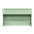 Stage Façade Sage Green 48" x 12" x 30" Stage Facade with Front Overhang and Flush Sides STG-FC4-SG-AX