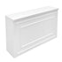 Stage Façade White 48" x 12" x 30" Stage Facade with Front Overhang and Flush Sides STG-FC4-WH-AX