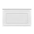 Stage Façade White 48" x 12" x 30" Stage Facade with Front Overhang and Flush Sides STG-FC4-WH-AX