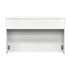 Stage Façade White 48" x 12" x 30" Stage Facade with Front Overhang and Flush Sides STG-FC4-WH-AX