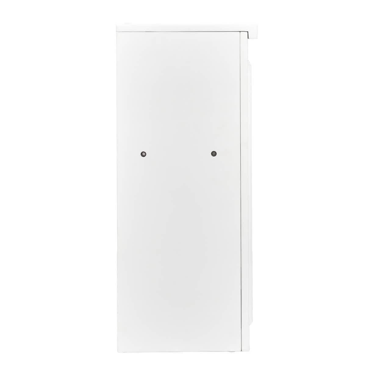 Stage Façade White 48" x 12" x 30" Stage Facade with Front Overhang and Flush Sides STG-FC4-WH-AX