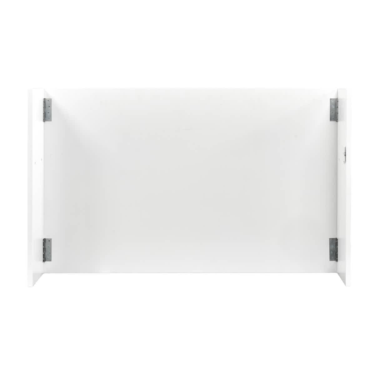 Stage Façade White 48" x 12" x 30" Stage Facade with Front Overhang and Flush Sides STG-FC4-WH-AX