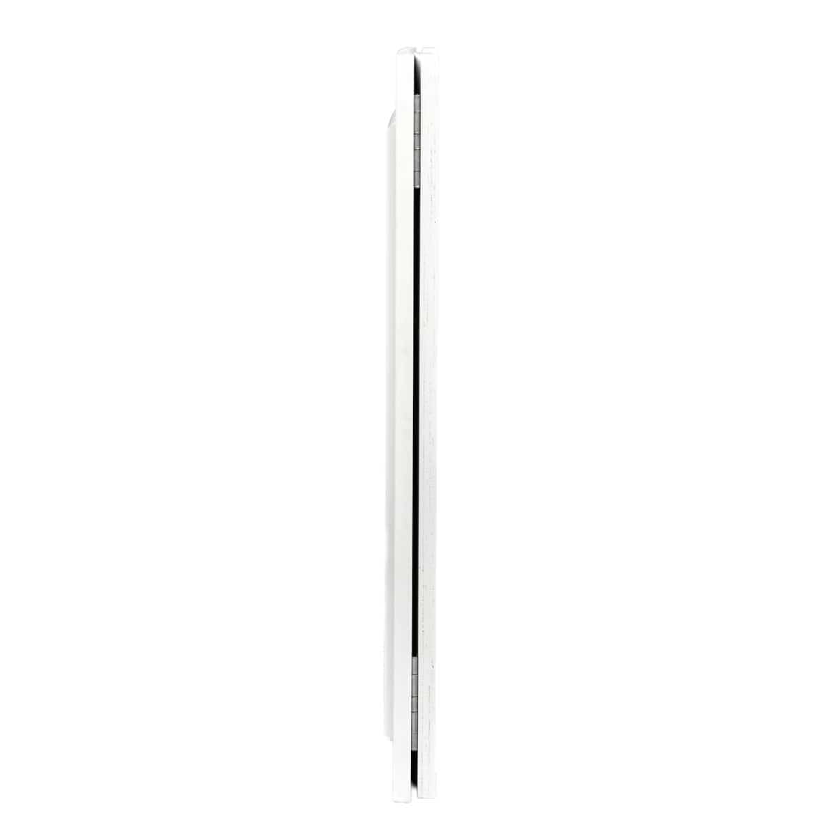 Stage Façade White 48" x 12" x 30" Stage Facade with Front Overhang and Flush Sides STG-FC4-WH-AX