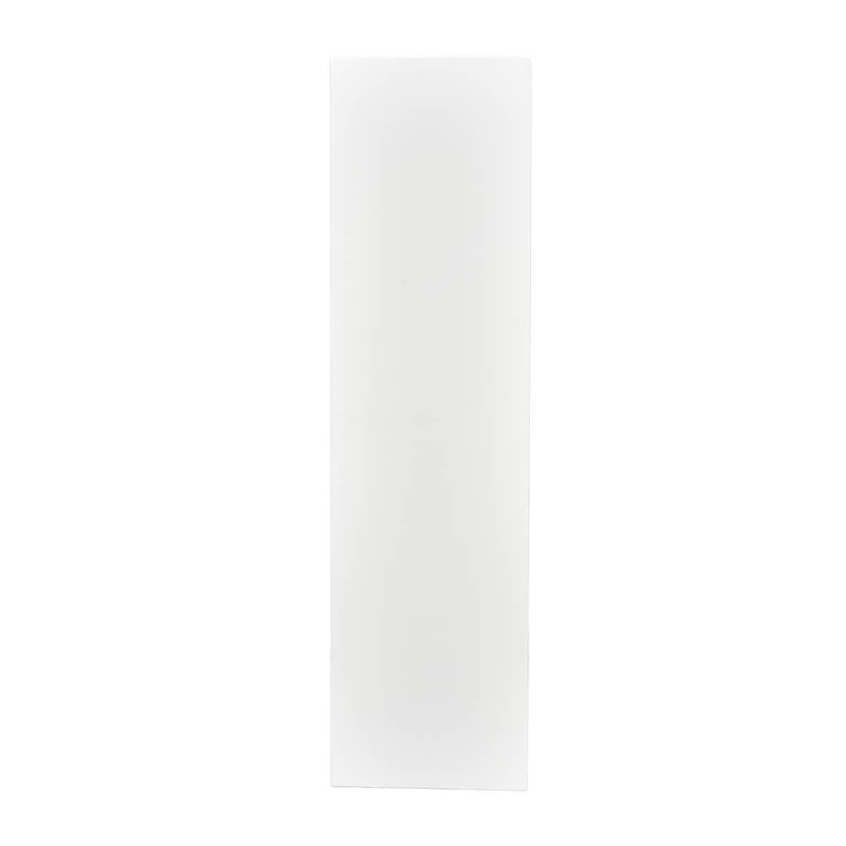 Stage Façade White 48" x 12" x 30" Stage Facade with Front Overhang and Flush Sides STG-FC4-WH-AX