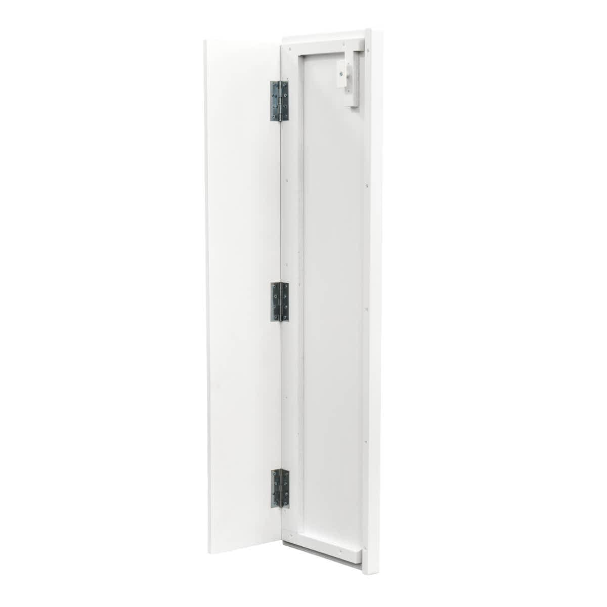 Stage Façade White 48" x 12" x 30" Stage Facade with Front Overhang and Flush Sides STG-FC4-WH-AX