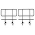 StandUp StandUp 2 Pack 4' High Portable Stage Railing Set - Includes a pair of rail connectors STG-RL36-AX-2