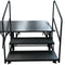 StandUp StandUp Portable Stage Steps with Rails - 2 Steps STG-STR2-AX