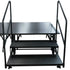 StandUp StandUp Portable Stage Steps with Rails - 2 Steps STG-STR2-AX