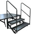 StandUp StandUp Portable Stage Steps with Rails - 2 Steps STG-STR2-AX