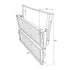 StandUp StandUp Portable Stage Steps with Rails - 2 Steps STG-STR2-AX