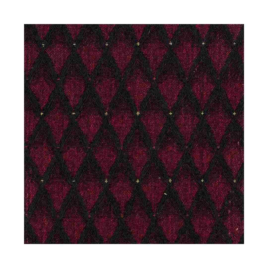 Chivari Burgundy Patterned Fabric Color Swatch Sample for Banquet and Church Chairs SW-F-BURPAT-ZF