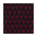 Burgundy Patterned Fabric Color Swatch Sample for Banquet and Church Chairs