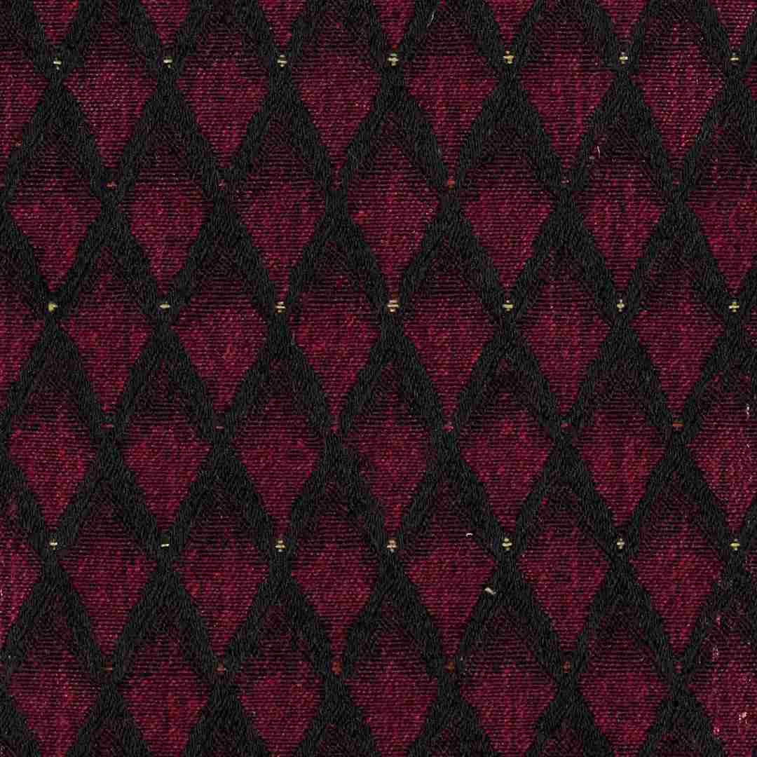 Chivari Burgundy Patterned Fabric Color Swatch Sample for Banquet and Church Chairs SW-F-BURPAT-ZF
