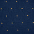 Chivari Navy Blue Fabric with Gold Dots Color Swatch Sample for Banquet and Church Chairs SW-F-GLDD-ZF