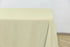 Chivari 5-Pack Ivory Polyester Rectangle Tablecloth 190gsm 90" x 132" SX-TABLPOLY-90132-IVR-5