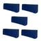 Chivari 5-Pack Navy Blue Polyester Rectangle Tablecloth 190gsm 90" x 132" SX-TABLPOLY-90132-NABLU-5