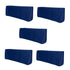 Chivari 5-Pack Navy Blue Polyester Rectangle Tablecloth 190gsm 90" x 132" SX-TABLPOLY-90132-NABLU-5