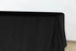 Chivari 5-Pack Black Polyester Rectangle Tablecloth 190gsm 90″ x 156″ SX-TABLPOLY-90156-BLK-5