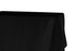 Chivari 5-Pack Black Polyester Rectangle Tablecloth 190gsm 90″ x 156″ SX-TABLPOLY-90156-BLK-5