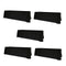 Chivari 5-Pack Black Polyester Rectangle Tablecloth 190gsm 90″ x 156″ SX-TABLPOLY-90156-BLK-5