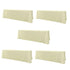 Chivari 5-Pack Ivory Polyester Rectangle Tablecloth 190gsm 90" x 156" SX-TABLPOLY-90156-IVR-5