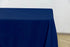 Chivari 5-Pack Navy Blue Polyester Rectangle Tablecloth 190gsm 90" x 156" SX-TABLPOLY-90156-NABLU-5