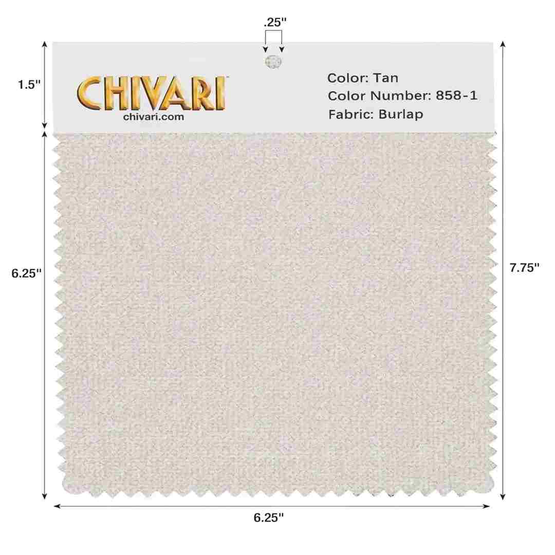 Chivari World’s Best Cushion Fabric Swatch – Tan SW-B-TN-A