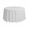 Chivari White 108" Round Majesti Dupionic Tablecloth TBC-108R067S-A1