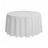 Chivari White 108" Round Majesti Dupionic Tablecloth TBC-108R067S-A1