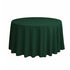 Chivari.com Hunter Green 108" Round Velvet Tablecloth Linen TBC-108R975S-A1