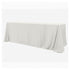 Chivari White 108" x 132" Rectangle Tablecloth Majestic Dupioni TBC-108X132067S-A1