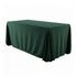 Chivari Hunter Green 108"x156" Rectangle Velvet Tablecloth Linen TBC-108X156975S-A1