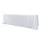 Chivari White 90" x 156" Rectangle Tablecloth Majesti Dupionic TBC-90X156R067S-A1