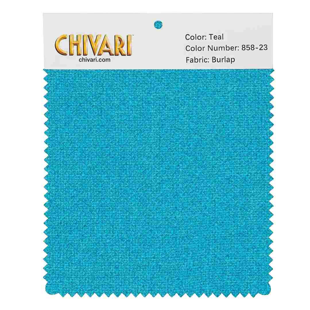 Chivari World’s Best Cushion Fabric Swatch – Teal SW-B-TL-A