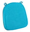 Chivari Teal with Teal Piping 2.5" Thick Chair Cushion - World's Best Cushions CUSHBST-TLTL-AX-T