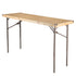 Chivari 72" x 24" (6 Foot) Rectangle Plywood Expo Table - Adjustable Height TEXPRT7224G-AX-T