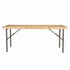 Chivari 72" x 24" (6 Foot) Rectangle Plywood Expo Table - Adjustable Height TEXPRT7224G-AX-T