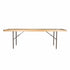 Chivari 96" x 24" (8 Foot) Rectangle Plywood Expo Table - Adjustable Height TEXPRT9624G-AX-T