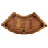 Chivari U-Shape Serpentine Farm Table Kit - Seats 12 - Includes 2 Chestnut Serpentine Tables TFARM-SNKT-CHT4