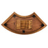 Chivari U-Shape Serpentine Farm Table Kit - Seats 12 - Includes 2 Chestnut Serpentine Tables TFARM-SNKT-CHT4