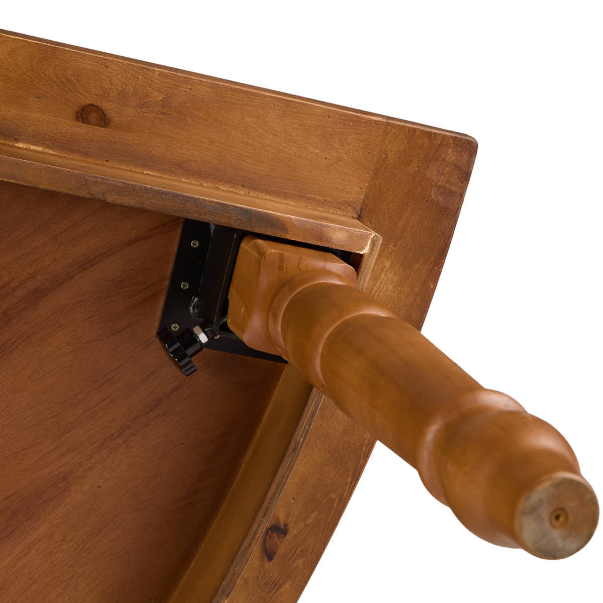 Chivari 99" x 40" (8.25 Foot) Chestnut Finish Serpentine Fluted Leg Wood Farm Table TFARM-SERP-9940-CHT-AX