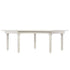 Chivari Elongated Serpentine Farm Table Kit - Seats 42 - Includes 4 White Distressed Serpentine Tables and 5 Rectangle Tables TFARM-SNKT-WD2